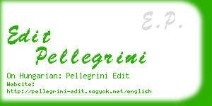 edit pellegrini business card